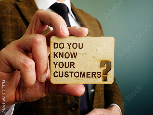 Do you know your customers question on the plate. photo