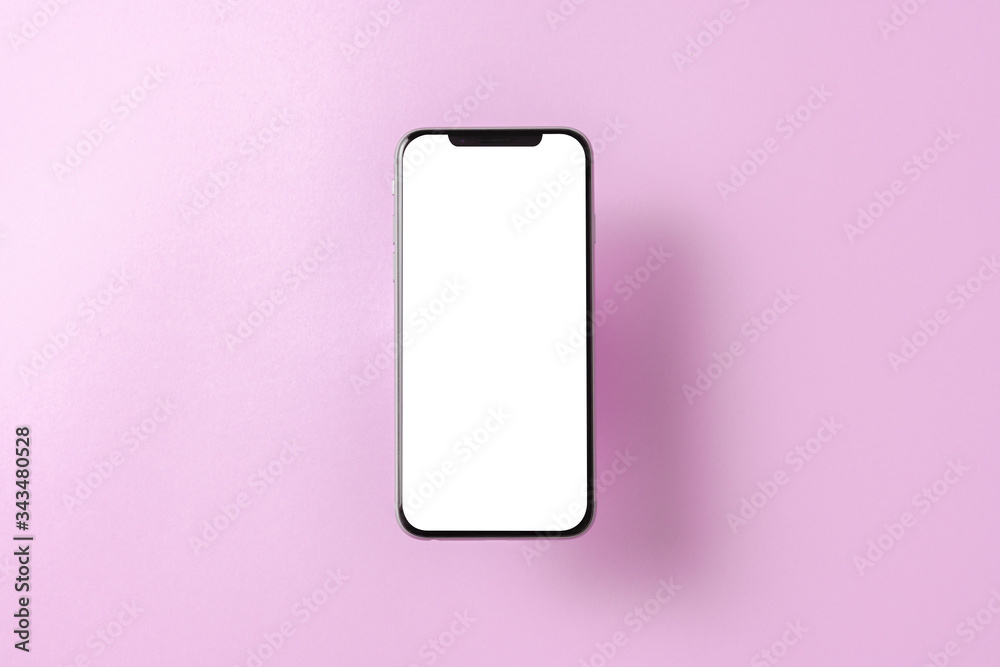 Smartphone mockup. New black frameless hovering smartphone with white screen. Isolated on color background. Based on high-quality studio shot. Smartphone frameless design concept. Smartphone mockup. New black frameless hovering smartphone with white screen. Isolated on color background. Based on high-quality studio shot. Smartphone frameless design concept.