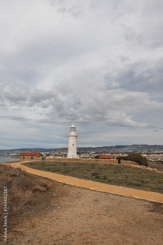 archaeological park with ancient lighthouse