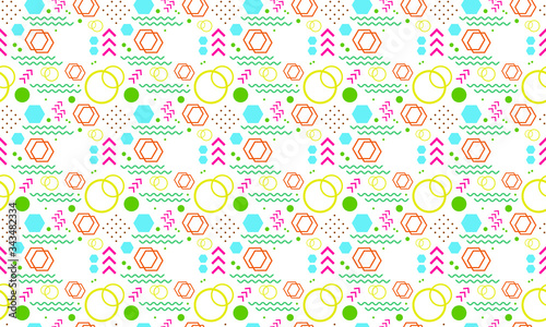 Abstract Geometric Seamless Pattern Elegant Background Wrapping Paper