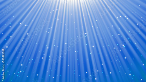 Sunlight rays background with light effects