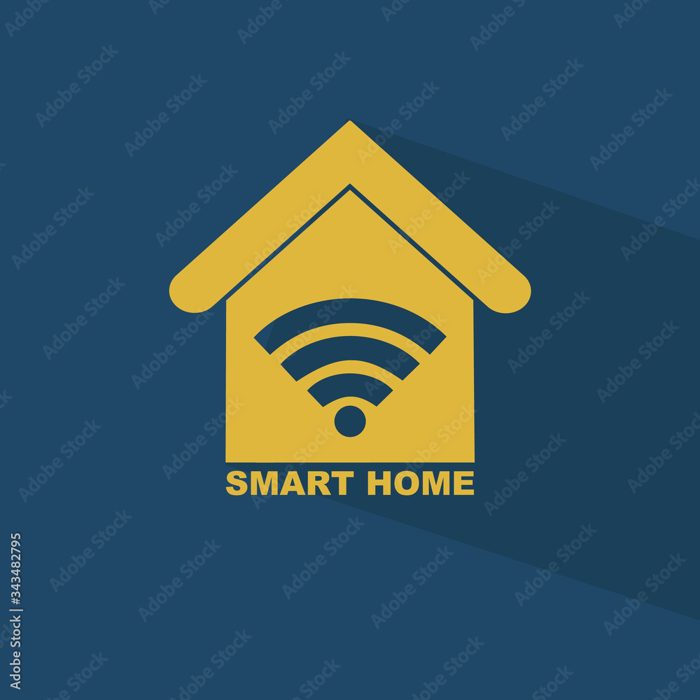 Smart Home icon. Home automation concept, future Smart Home icon. Home automation concept, future