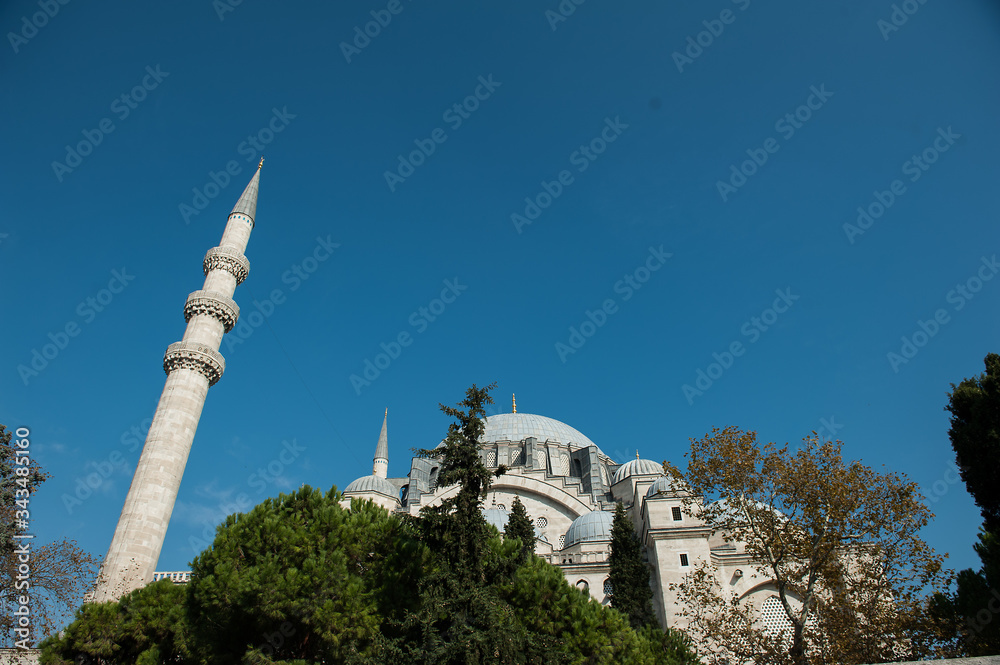 Süleymaniye mosque in istanbul turkey
