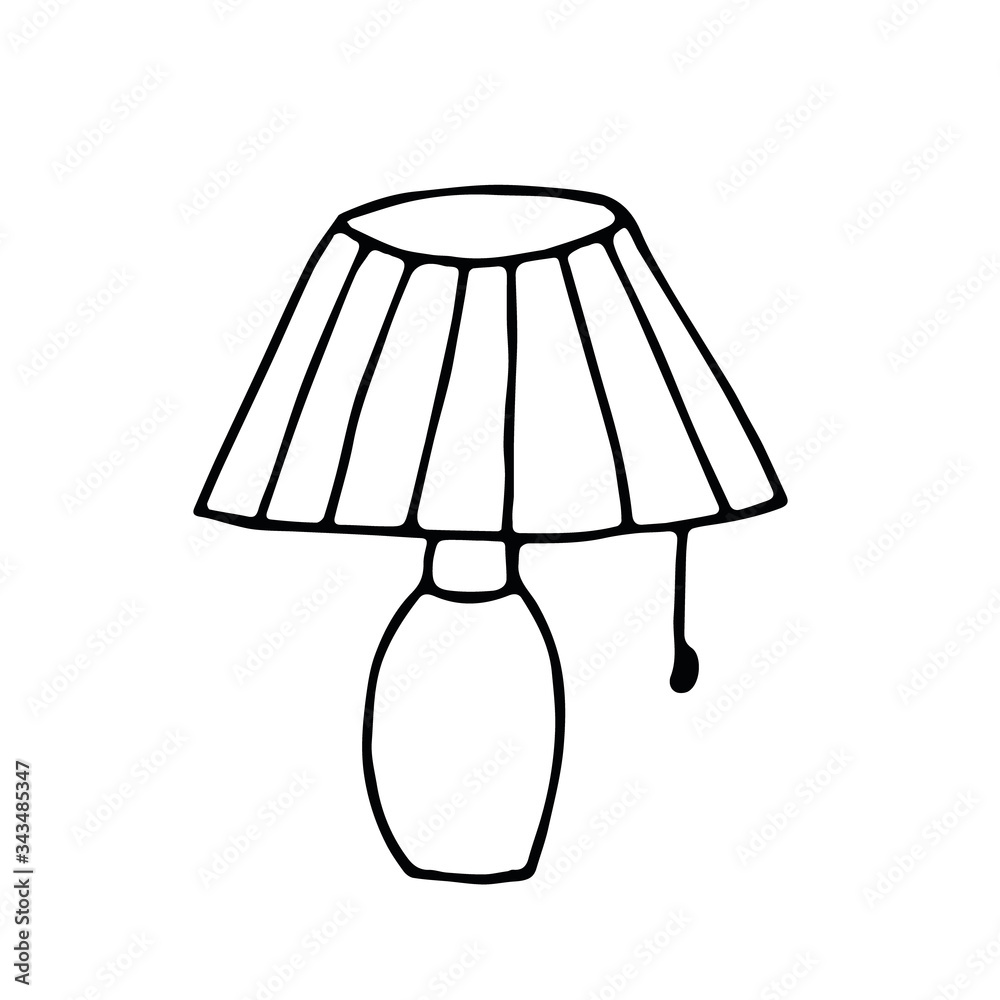 table lamp hand drawn in doodle style. single element vector scandinavian hygge monochrome minimalism simple. light, lighting, cozy home, interior. design icon, card, sticker poster table lamp hand drawn in doodle style. single element vector scandinavian hygge monochrome minimalism simple. light, lighting, cozy home, interior. design icon, card, sticker poster