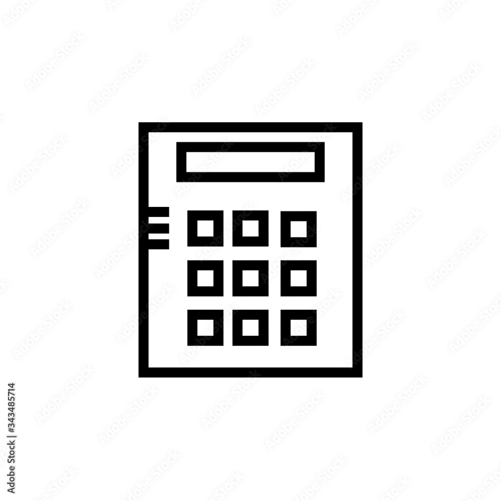Calculator Icon Design Logo Vector Template Calculator Icon Design Logo Vector Template