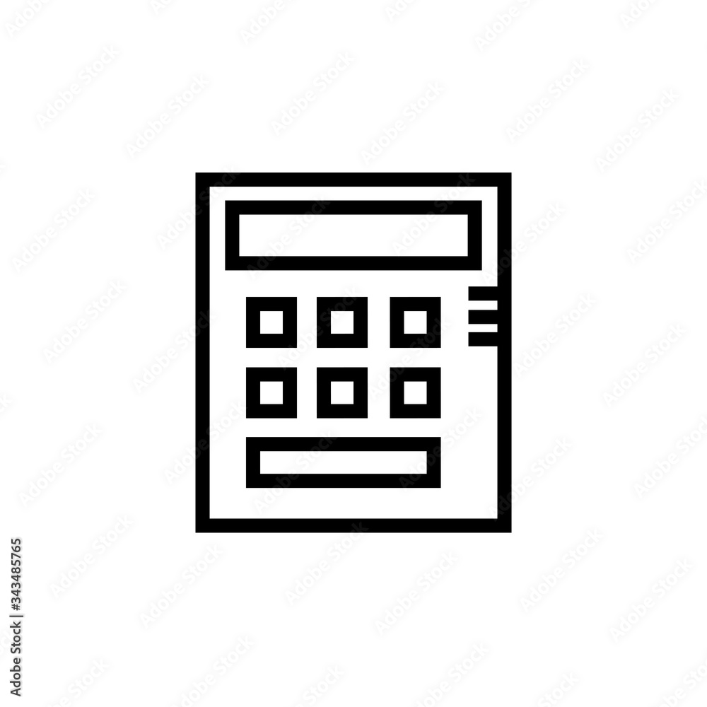 Calculator Icon Design Logo Vector Template Calculator Icon Design Logo Vector Template