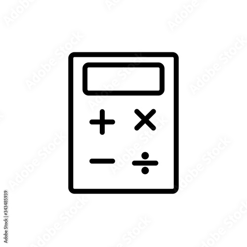 Calculator Icon Design Logo Vector Template