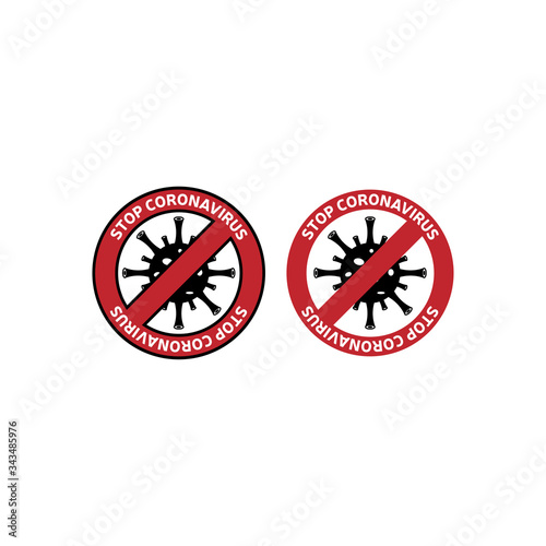 Free Download Sign caution coronavirus. Stop coronavirus. Coronavirus outbreak. Coronavirus danger and public health risk disease and flu outbreak. Pandemic medical concept with dangerous cells.Vector illustration - GFXLoad