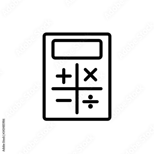 Calculator Icon Design Logo Vector Template