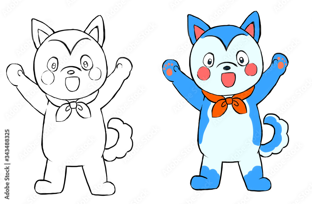 かわいいワンちゃん キャラクター かわいいワンちゃん キャラクター