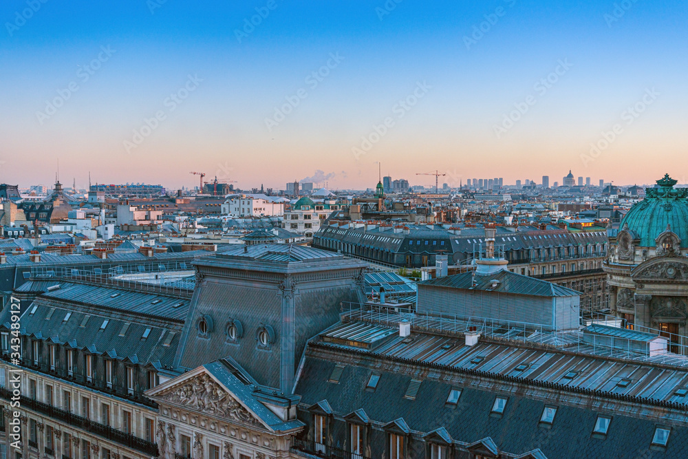 PARIS, FRANCE - November 17, 2019: beautiful Street view of Buildings, Paris city, France. PARIS, FRANCE - November 17, 2019: beautiful Street view of Buildings, Paris city, France.