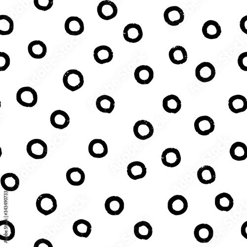 Hand-drawn black and white ...