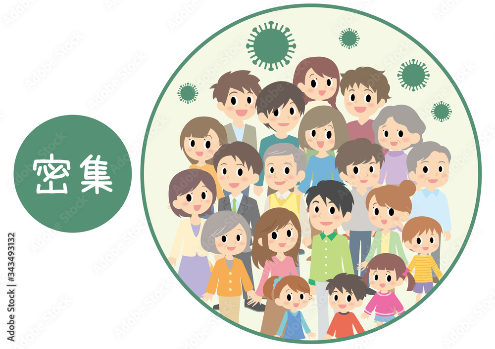 3つの密　密集場所