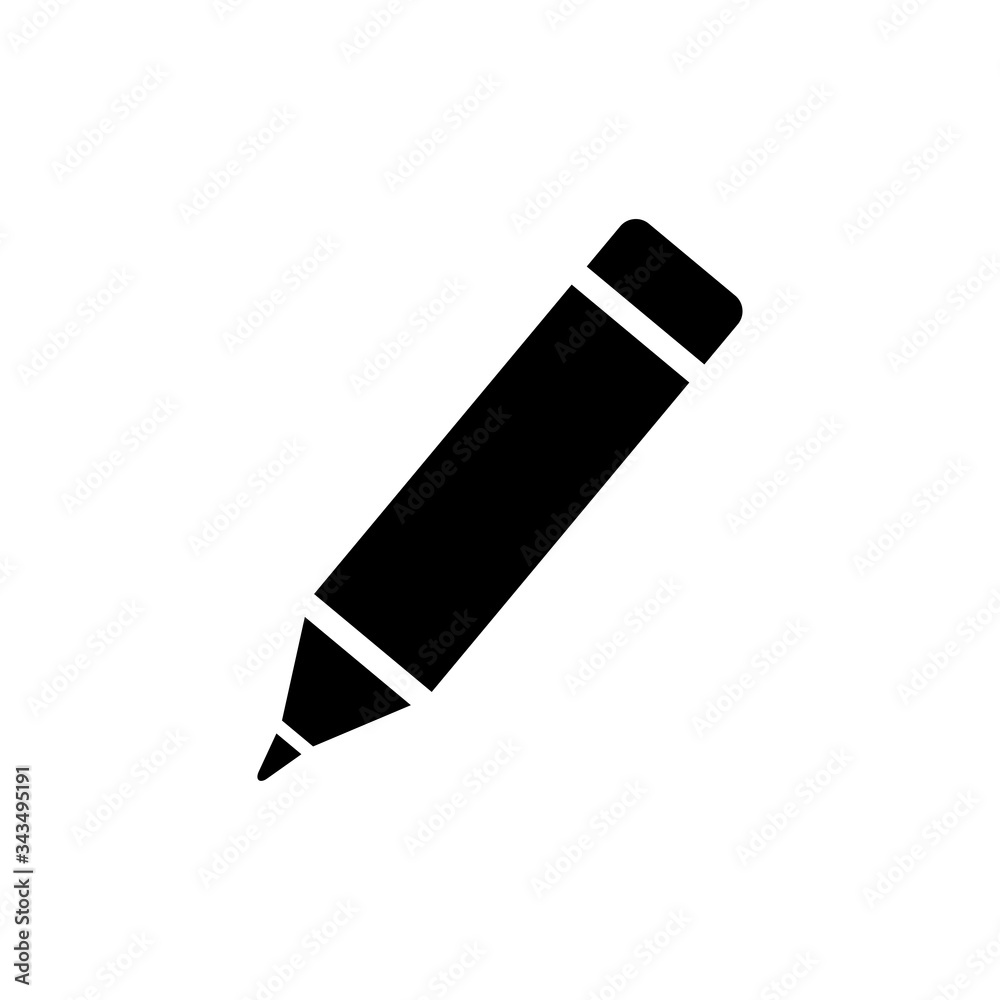 Pencil icon vector Pencil icon vector