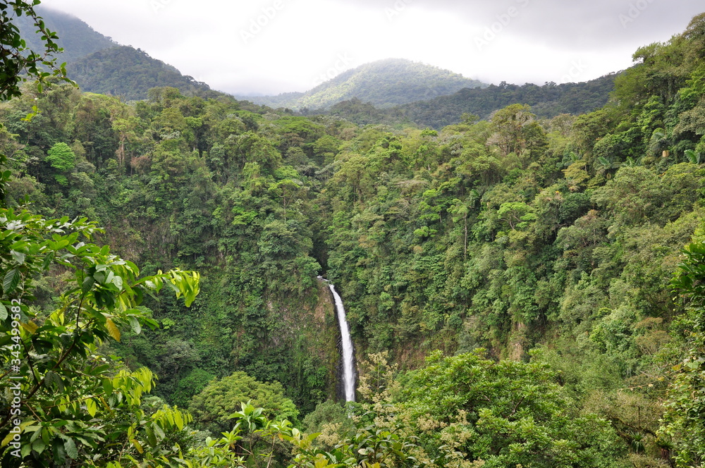 La Fortuna Waterfall and rainforest, Costa Rica