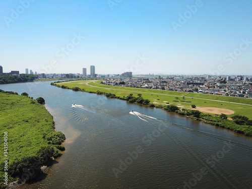 江戸川上空からの風景 © dreamnikon