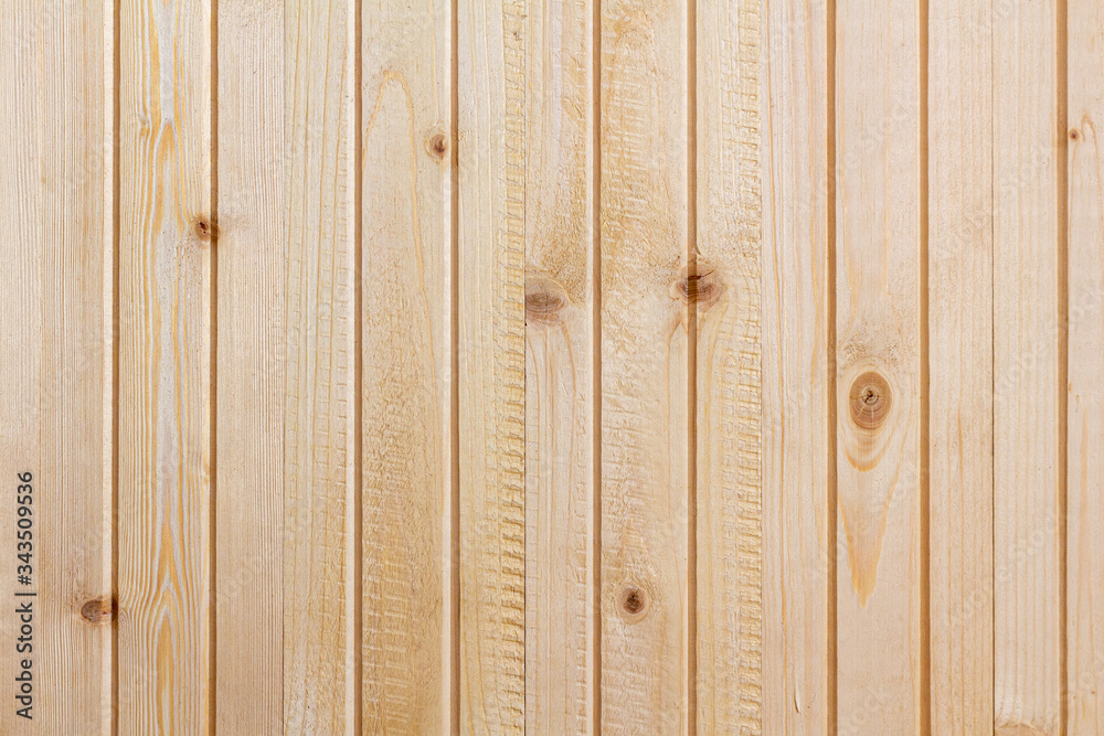 planked unpainted light wooden background with copy space