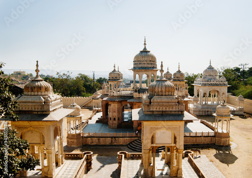 Gatore Ki Chhatriyan temple in Jaipur, India photo