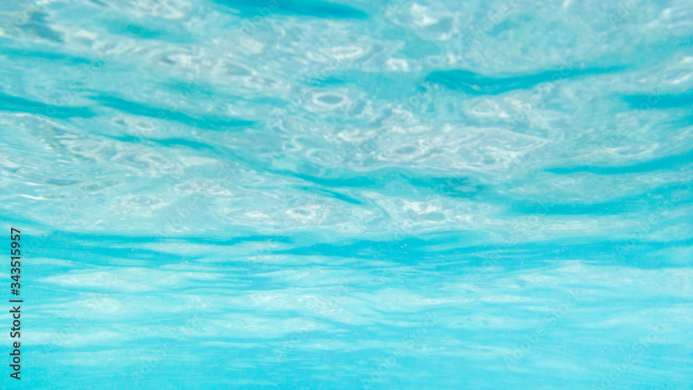 Obraz premium Under ocean ripple wave background texture.