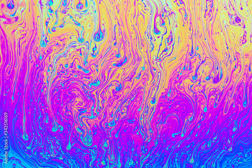 Beautiful psychedelic abstract, close up