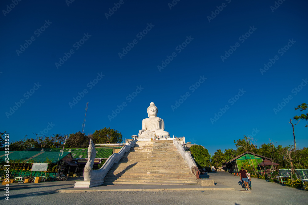 Phuket, Thailand - January, 2020: Big Buddha Statue, Phuket, Thailand, Asia