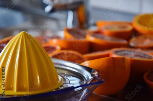 Fresh Colorful oranges 