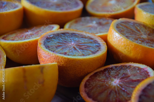 Fresh Colorful oranges 