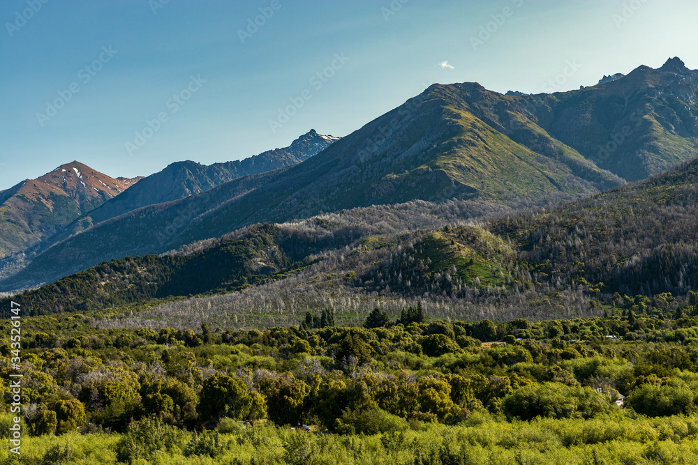 mountain landscape in autumn