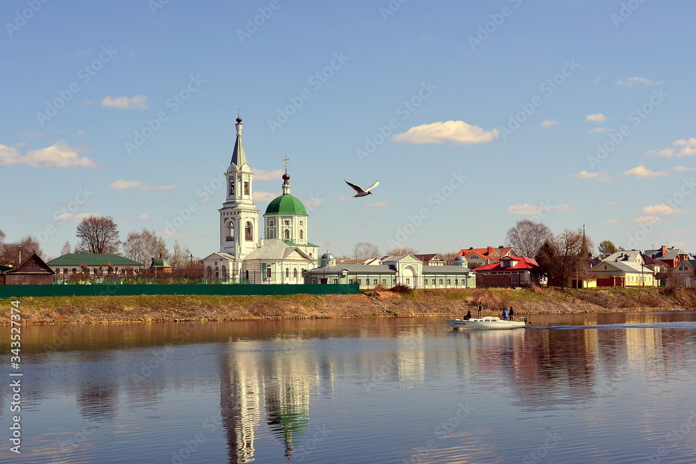 Yekaterinburg convent in Tver on the banks of the Volga