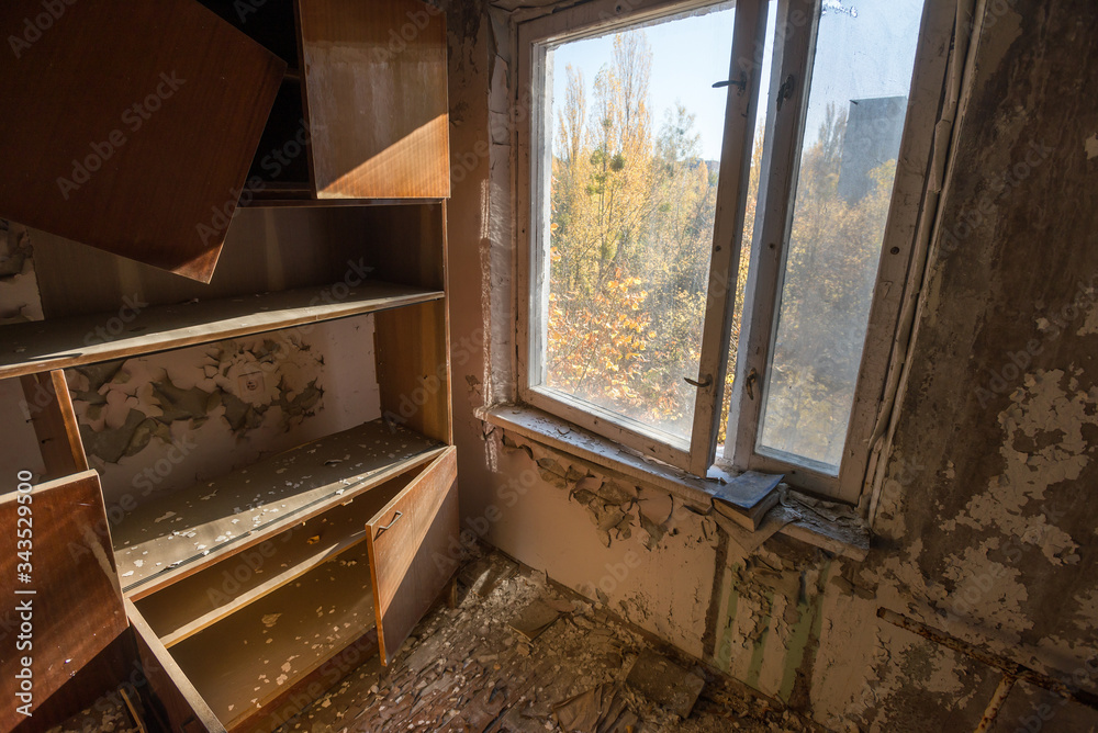 Abandoned apartment in Chernobyl Abandoned apartment in Chernobyl