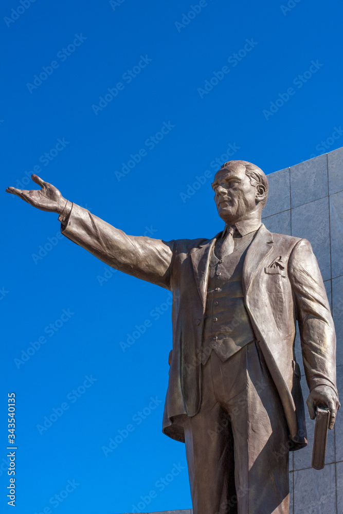 Atatürk Statue, Türkische Stadt Izmir Atatürk Statue, Türkische Stadt Izmir