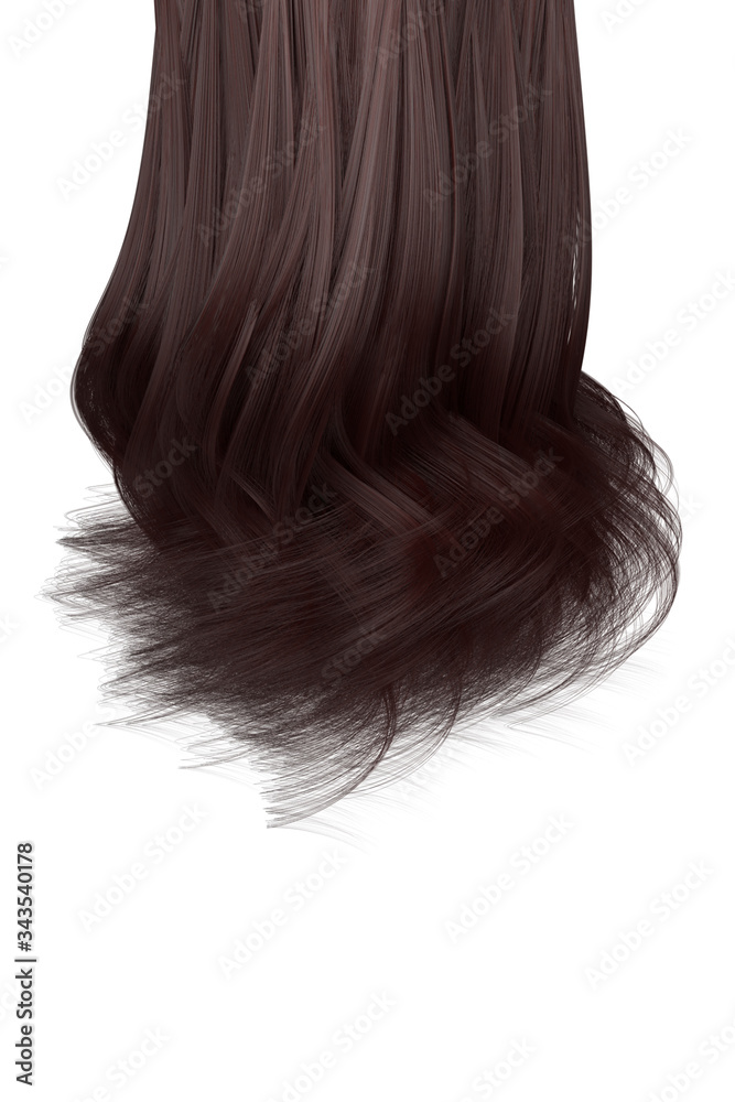 Fototapeta premium Red hair curly