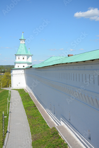 ISTRA, RUSSIA - May 7, 2018: View of New Jerusalem Monastery or Voskresensky Monastery photo