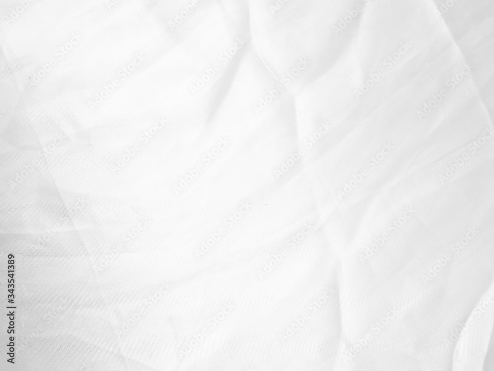 White cloth background with abstract style