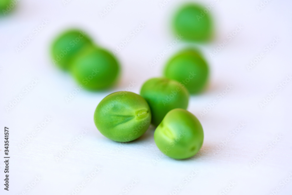 Green Peas fresh vegetable isolated on white background Green Peas fresh vegetable isolated on white background