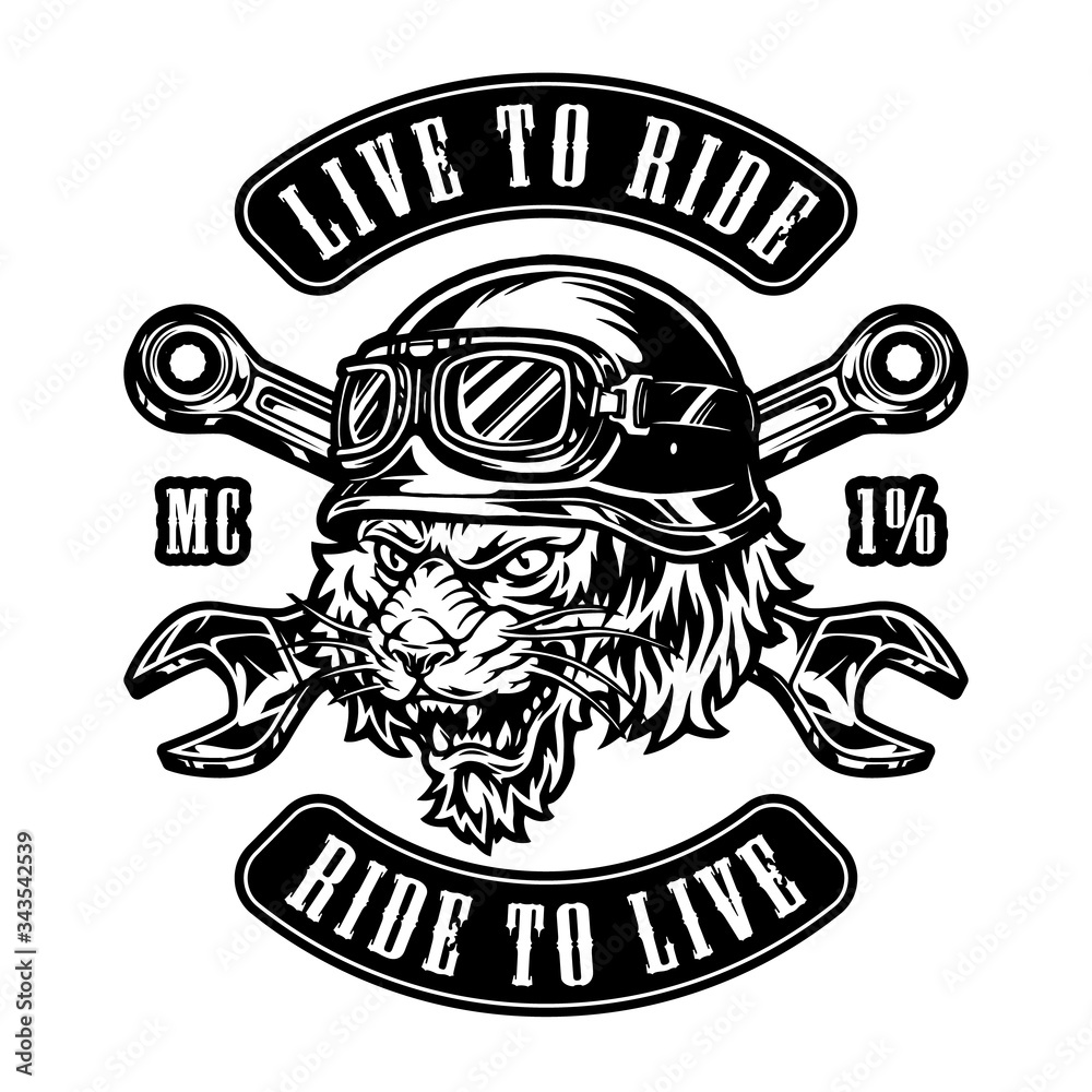 Obraz premium Vintage motorcycle print