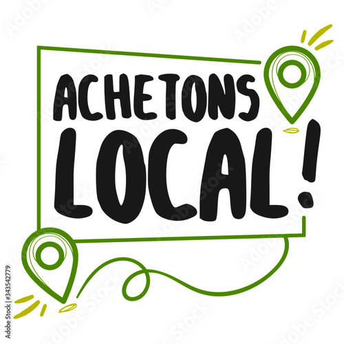 Achetons local - Logo / Label