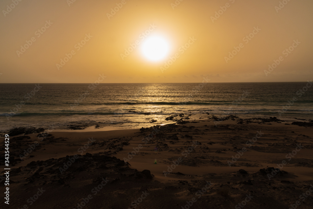 Surfers paradise island of the carnivals of Fuerteventura