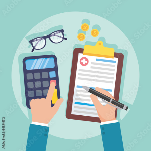 health insurance service with medical order