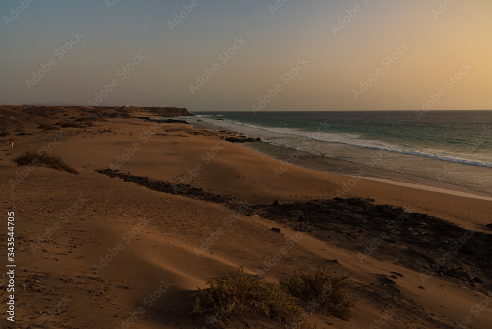 Surfers paradise island of the carnivals of Fuerteventura