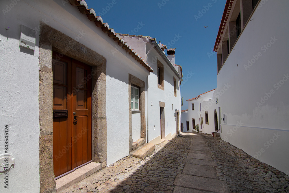 narrow street in the old town of Marvao
