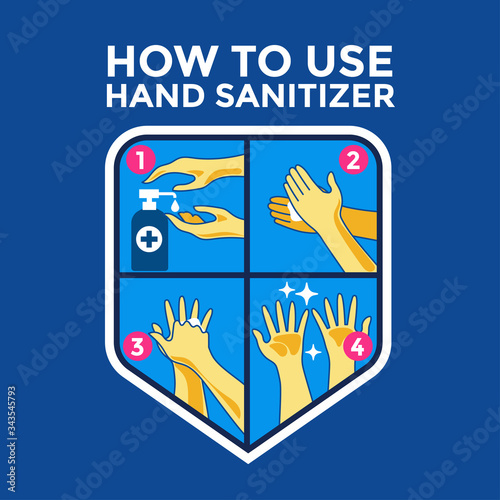 How to use hand sanitizer