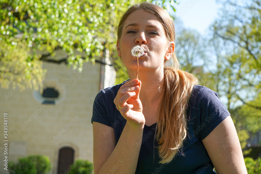Dandelion woman Dandelion woman