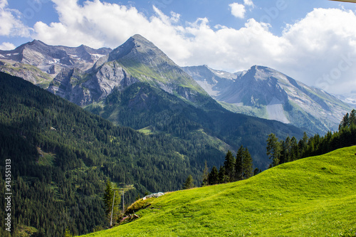 View of Mountains above Hintertux, Tux Valley, Tyrol
