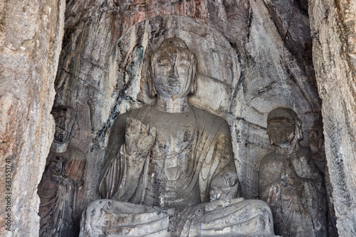 The Longmen Grottoes in Luoyang  Henan province  China