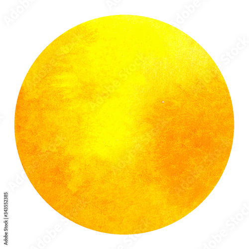 sun on a white background
