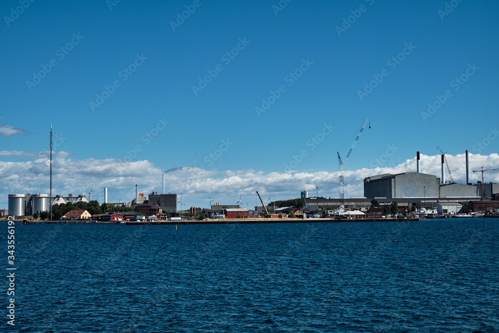 Industrial area in Copenhagen