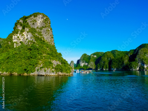 View Of Famous world heritage Halong Bay In Vietnam