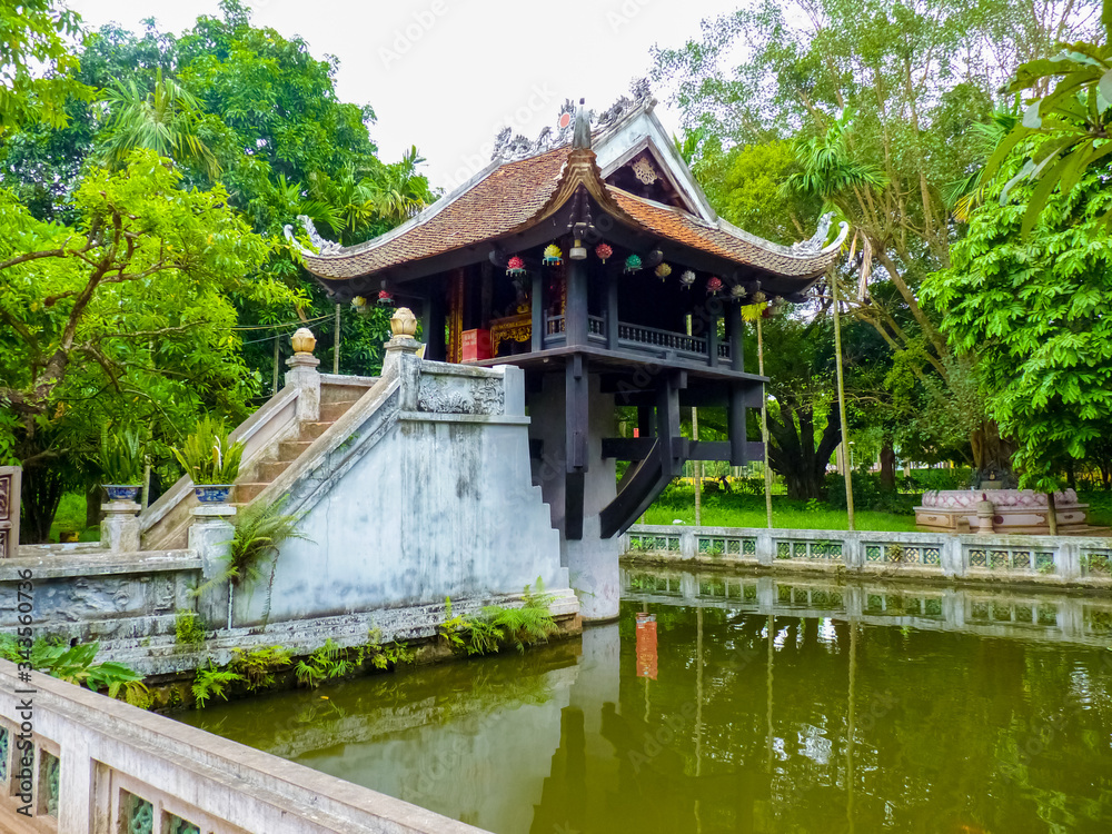 Chua Mot Cot Pagoda, Hanoi, Vietnam