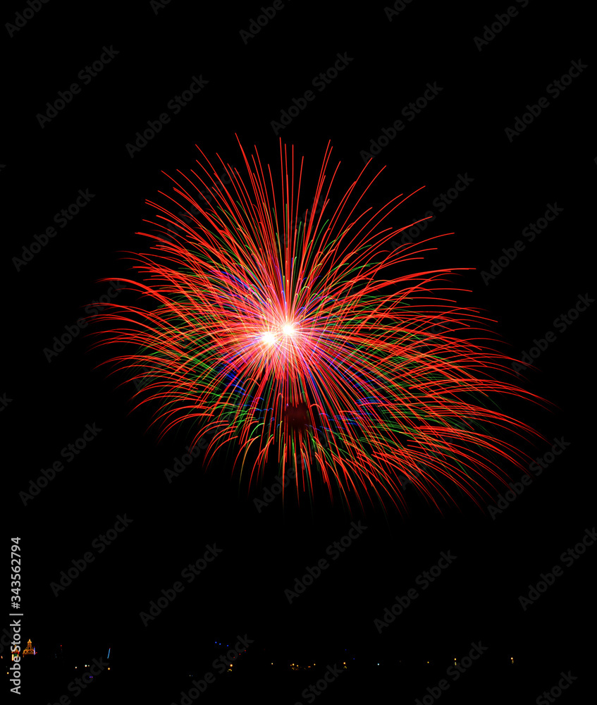 fireworks in the sky fireworks in the sky